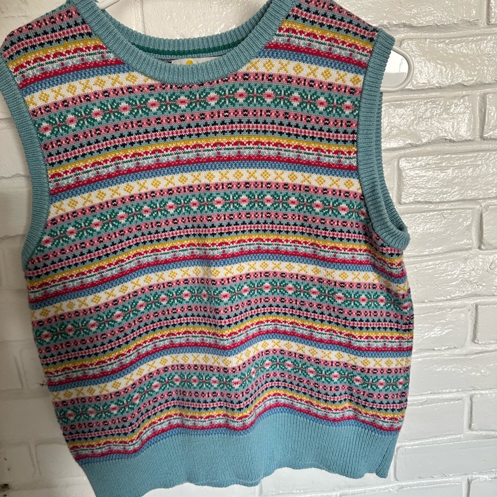 Biden Colorful Sweater Vest Spring